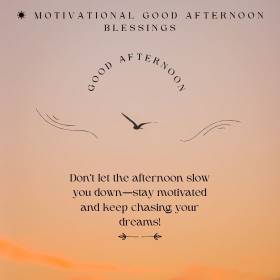 greetings good afternoon blessings
