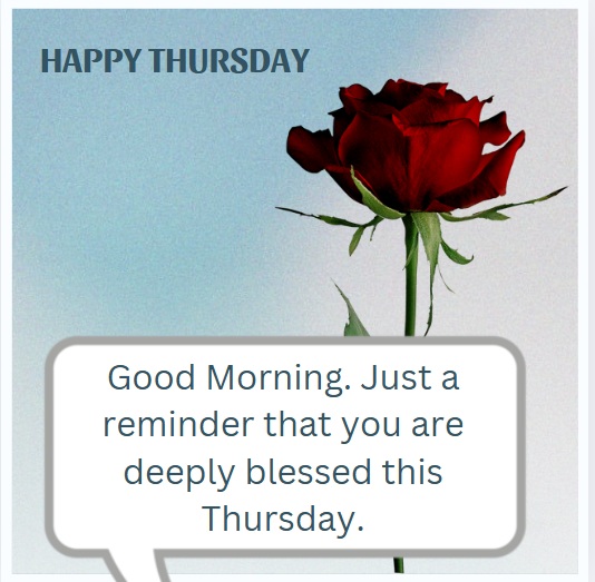 good morning thursday blessings