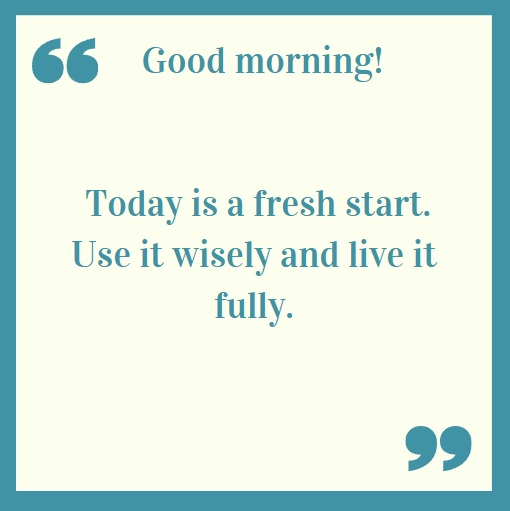 positive good morning blessings