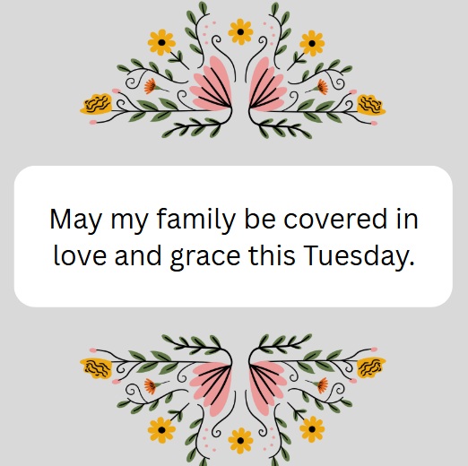 tuesday blessings and prayers